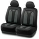 thumbnail image 1 of Fundas para Asientos de Auto Skechers con Espuma de Memoria Hexágono Gris, 1 of 7