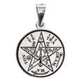 thumbnail image 1 of JOYARIS Dije A Laser Tetragramaton Pentagrama Plata Solida Ley 925 DM-0000355, 1 of 3
