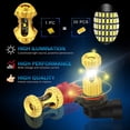 thumbnail image 4 of Alla Lighting H8 H11 LED Fog Lights Bulbs 3000lm Extreme Super Bright DRL, 3K Amber Yellow, 4 of 9