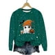 thumbnail image 2 of Heisall Womens Hoodies Halloween-themed Sparkling Print Round Neck Long Sleeve Fleece-lined Casual Sporty Fashion Sweatshirts, 2 of 9