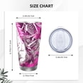 thumbnail image 4 of Fuzoiu Skull White Horse Print 20oz Tumbler, Stainless Steel Vacuum Insulated Car Cup, Insulated Coffee Mug,Travel Mug with Lid,Thermal Cup for Outdoor-Straw Three-piece Set, 4 of 8
