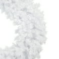 thumbnail image 4 of Northlight Icy White Iridescent Spruce Artificial Christmas Wreath - 48" - Unlit, 4 of 4