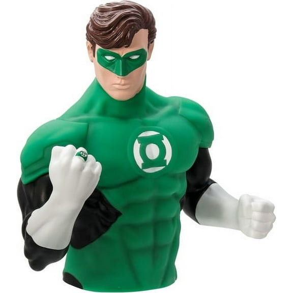 Green Lantern PVC Bust Bank