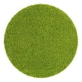 thumbnail image 3 of Unique Loom Solid Shag Collection Area Rug (6' 1" Round Grass Green), 3 of 7