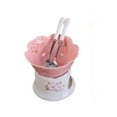 thumbnail image 3 of WeiLaiKeQi Chocolate Fondue Pot 300ml Melt Hot Pot Bowl Set for Engagement Pink bowl, 3 of 9