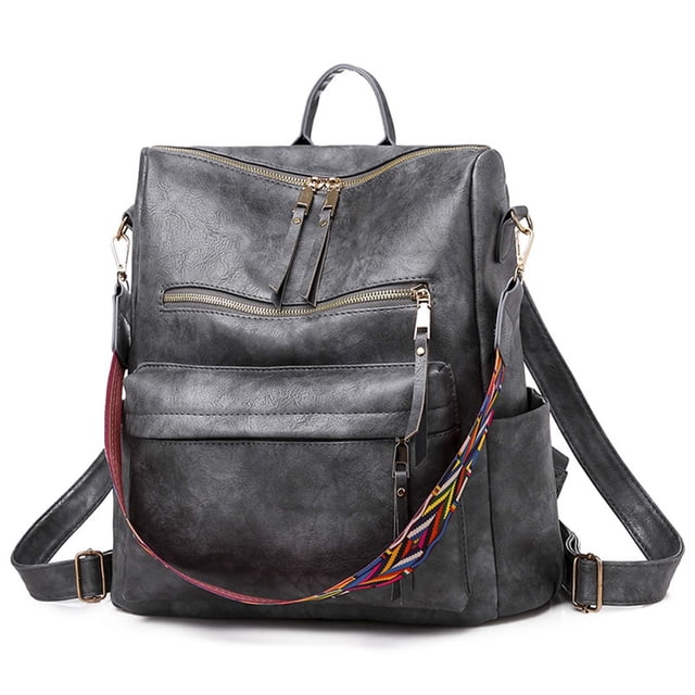 TIMIFIS Backpack Backpack Purse Backpack Purse for Women Leather Fashion Theft Handbags and Shoulder Bag Travel Bags -