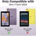 thumbnail image 2 of SUPNICE Kids Case for Onn 7 inch 2024 Gen 4 (Model 100135924) Tablet (4th Generation, 2024), Light Weight Shock Proof Handle Stand Case for Walmart Onn 7 Tablet (Just Fit 7" 2024, 4 Gen), Green, 2 of 9