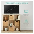 thumbnail image 5 of XPOPR 9-Cube Storage Organizer, 13.5in Shelf Opening, Bookcase, Display Shelf, Customizable w/ 3 Removable Back Panels – Light Oak, 5 of 5