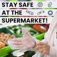 thumbnail image 3 of 600 Pack Plastic Gloves - Best Value Cooking Gloves Disposable Food Safe. Bulk F, 3 of 4
