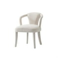 thumbnail image 6 of Manhattan Comfort Palmer Dining Armchair with Solid Wood in Ivory, 6 of 11