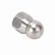 thumbnail image 2 of Stainless Steel High-Pressure Nozzle for Pipe Cleaning, 5000 PSI Dredging Jetter with Ball Head, 1 Front and 3 Rear Holes, G3/8in Connection, 2 of 5