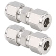 thumbnail image 4 of Compression Tube Adapter, Firm Connection  Sealing Compression Tube Fitting, 1000Psi 2Pcs Simple For Shipbuilding Industry Automobile Ф10, 4 of 8