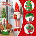 thumbnail image 3 of Ayieyill 2Pcs Christmas Elf Plush Dolls, 19" Buckle Curtain Christmas Ornaments Decor, Christmas Gnomes Cute Plush Toys Christmas Decorations Indoor, 3 of 7