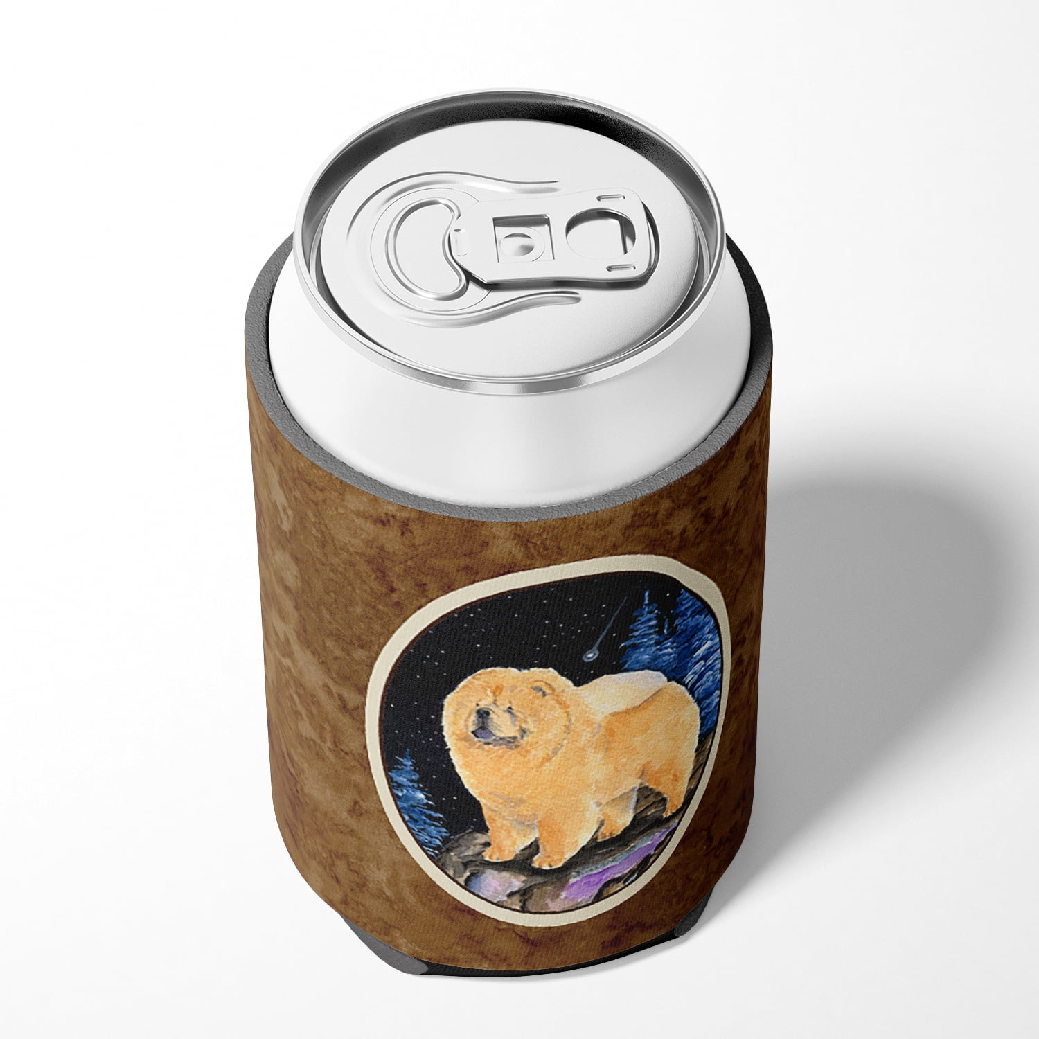 Starry Night Chow Chow Can or Bottle Beverage Insulator Hugger