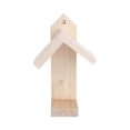 thumbnail image 1 of Miangastore Hanging Bird Feeder Craft Wooden 1Pcs 7.8x4.7In, 1 of 9