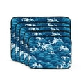 thumbnail image 2 of LNWH Blue Waves Sea Pattern Laptop Sleeve, Notebook Computer Pocket Tablet Briefcase Carrying Bag, 13 inch Laptop Case, 2 of 8