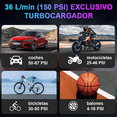 thumbnail image 4 of "Cargador Arrancador De Baterías 12v Auto Compresor Portátil Belug, Negro ", 4 of 5