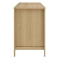 thumbnail image 5 of Modway Soma 47" Natural Rattan and MDF Wood Office Desk in Oak, 5 of 9