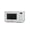 White, variant on COMMERCIAL CHEF 0.7 cu. ft. Countertop Microwave Oven, Black
