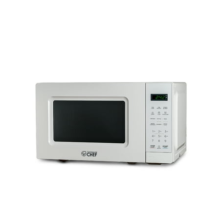 

WORTON CHM7MW Small Microwave 0.7 Cu. ft. Countertop Microwave with Digital Display White Microwave with 10 Power Levels and Convenient Push Button