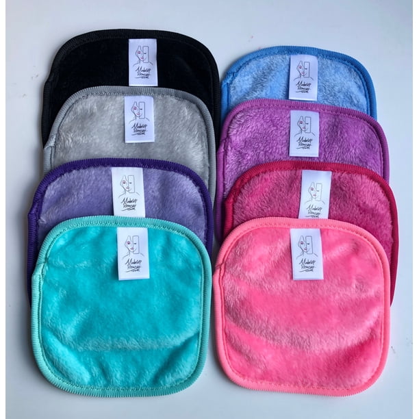Toalla desmaquillante de microfibra reutilizable con agua, toalla desmaquillante para salón de belleza perezoso