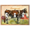 thumbnail image 1 of Metal Light Switch Plate Cover Cute Countryside Cow Animal Farm ANM001, 1 of 13