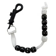 Black and White Rhinestone Bead Counter for Golf Scores - Easy to Clip!