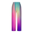 thumbnail image 5 of Dyegold Wide Leg Trouser Pants For Women Ombre Tie Dye Elastic Waist Palazzo Pants Plus Size Straight Long Pant With Pockets, 5 of 5