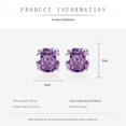 thumbnail image 4 of Vireellx Diamond Earrings for Women Rose Cut Set Fashion Octagon Ring Stud Earrings Pendant Three-piece Jewelry for Her Birthday Christmas Gift, 4 of 11
