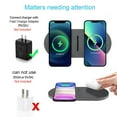 thumbnail image 4 of Dual 20W Wireless Charger Mat Fast Charging Pad Station For iPhone 15 Pro Max 15 14 13 12 Pro 11 XS XR 8Plus,Samsung Galaxy S22 Ultra S21 S20 Note 20 10, 4 of 9