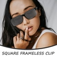 thumbnail image 3 of unbranded Gafas Polarizadas Clip on Sin Montura Color Negro Para Uso Diario Y Protección Uv, 3 of 8