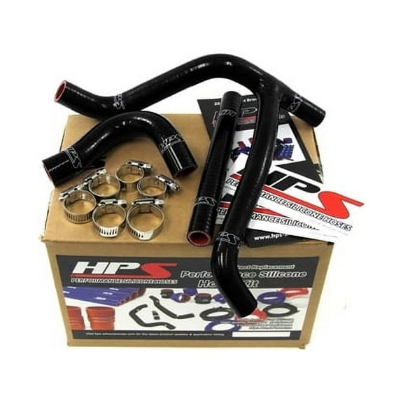 HPS Black Reinforced Silicone Radiator Hose Kit Coolant for Suzuki 06-07 RMZ450