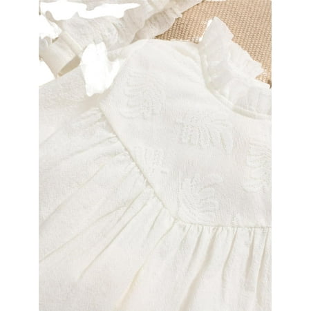 

Plain Stand Collar Shirt Long Sleeve White Baby Bodysuits (Baby s)
