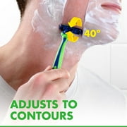 Gillette Sensor 3 Sensitive Men 3 Blade Disposable Razor,4 count