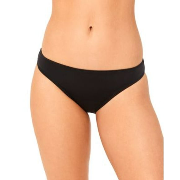Salt + Cove Juniors' Solid Cinched-Back Hipster Bikini Bottoms, Created for Macy's - Black
