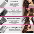 thumbnail image 6 of Monika 4 in 1 1200W Hair Styler Auto Curler Hot Air Brush w/ Ionic Care Tech Straightening Curling Blow Drying, 6 of 12