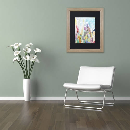 Trademark Fine Art "Mt. Whitney's Elbert" Canvas Art by Lauren Moss Black Matte, Birch Frame