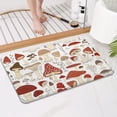 thumbnail image 4 of Red Mushroom Plant White Pattern Bathroom Rugs Mat,Non Slip Microfiber Bathroom Rug,Rubber Backing,Soft Bathroom Mats for Bathroom Floor,Tub and Shower,17x27in(43x68cm), 4 of 5
