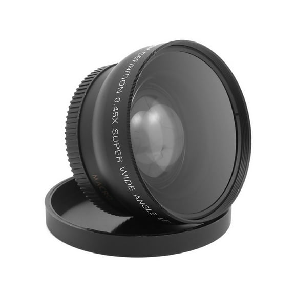 52MM 0.45x Wide Angle Lens   Macro Lens Enhanced Photography for DSLR and Digital Cameras
