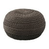 Rizzy Home Roped Cotton Pouf