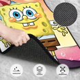 thumbnail image 3 of Goofa SpongeBob SquarePants Print 4-Piece Floor Mats, Heavy-Duty Rubber Liners, Anti-Slip Design, All-Season Automotive Protection, Vehicles, Cars, Trucks, and SUVs, 3 of 7