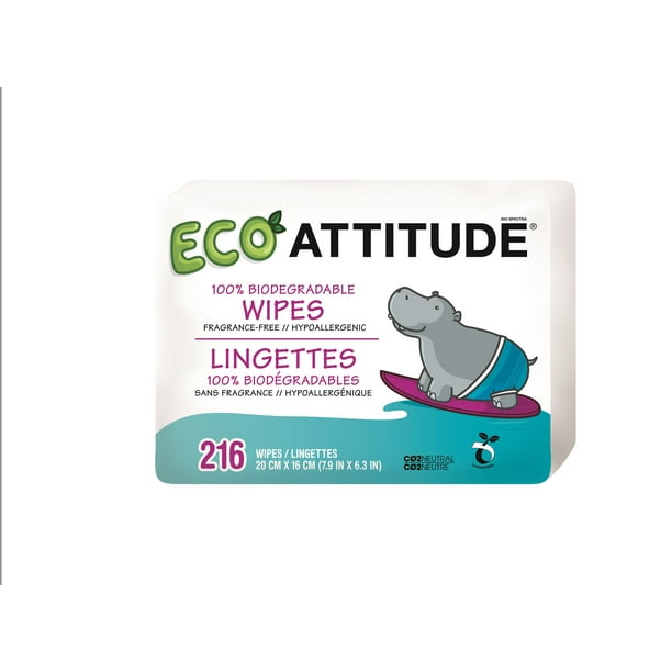 Attitude Eco Baby Wipes Refill Pack Unscented 216 Ct Walmart Com Attitude Eco Baby Wipes Refill Pack Unscented 216 Ct Walmart Com