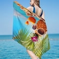 thumbnail image 2 of OAVQHLG3B Microfiber Beach Towel Super Lightweight Colorful Bath Towel Sandproof Beach Blanket Multi-Purpose Towel For Travel Swimming Pool 30x60 Inch, 2 of 3