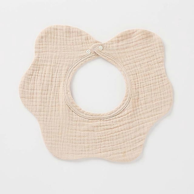 Wabjtam - Paquete de 6 baberos de muselina para bebés de 0 a 6 meses, baberos tipo bandana para bebés, niñas y niños, paños para eructar ajustables con rotación de 360 grados