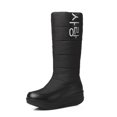 thumbnail image 4 of Oyedens Platform Mid Calf Winter Snow Boots for Women Waterproof Knee High Outdoor Shoes, 4 of 7