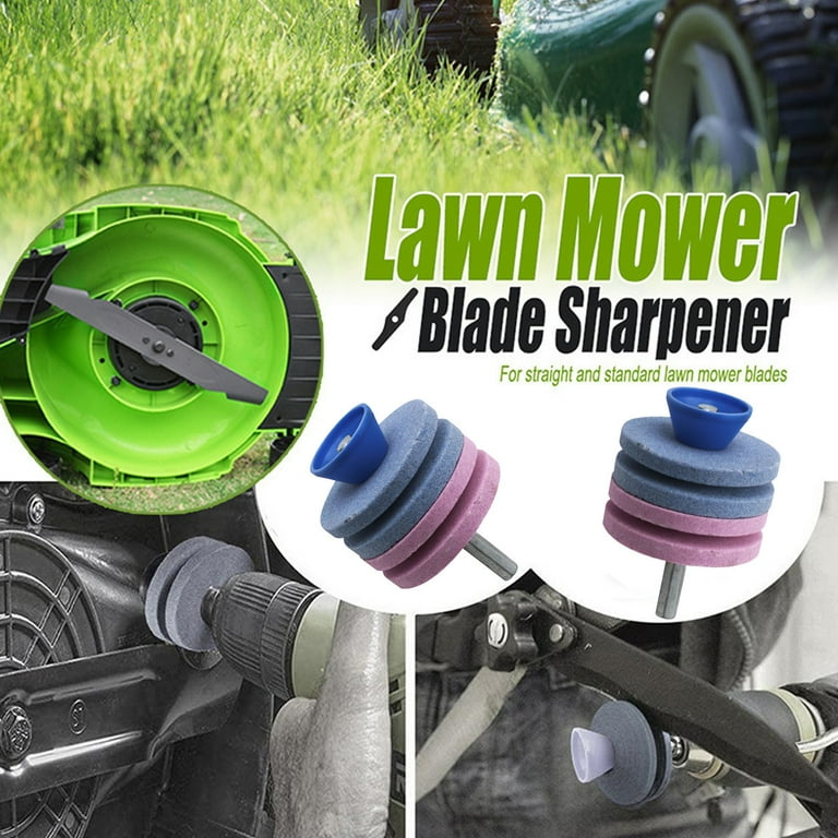 Dalda 7 Packs Lawn Mower Blade Sharpener,Includes Blade Balancer,Universal Multi
