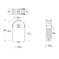 thumbnail image 7 of Vita 60" x 102.25" Nantucket Legacy Vinyl Arbor, White VA84250, 7 of 7