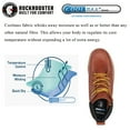 thumbnail image 4 of ROCKROOSTER Walker 6 inch Work Boots for Men Wedge Sole, Arch Support Anti-Fatigue Shoes, Water Resistant Leather Boots AP360-14, 4 of 8