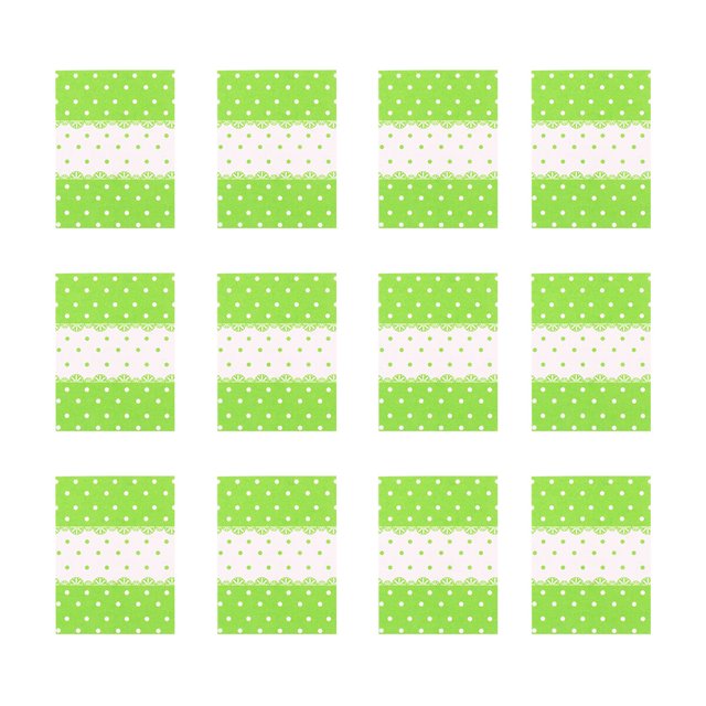 Shisuyan 500pcs Green Lace Sugar Packing Paper Wrapping Paper Nougat Candy Baking Paper Cellophane Diy Handmade Paper Material