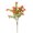 Orange 1pc, variant on OIUR 1/6Pcs Fall Artificial Flower Realistic Fake Plastic Flower Home Office Wedding Party Table Centerpiece Indoor Outdoor Faux Bloom Decoration